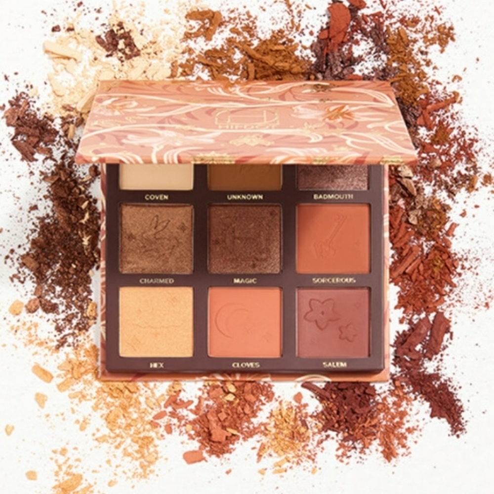 🆕 Hipdot Witchy Warms Eye Shadow Pressed Pigment & Glitter Pallette